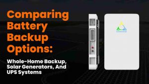 Battery Backup Options - Comparing UPS, solar generators, and whole-home batteries.